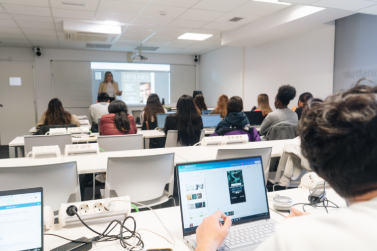 Aula de Sants Alumnos en el campus de Sants